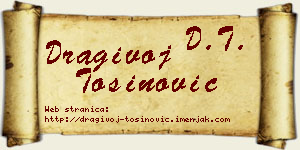 Dragivoj Tošinović vizit kartica